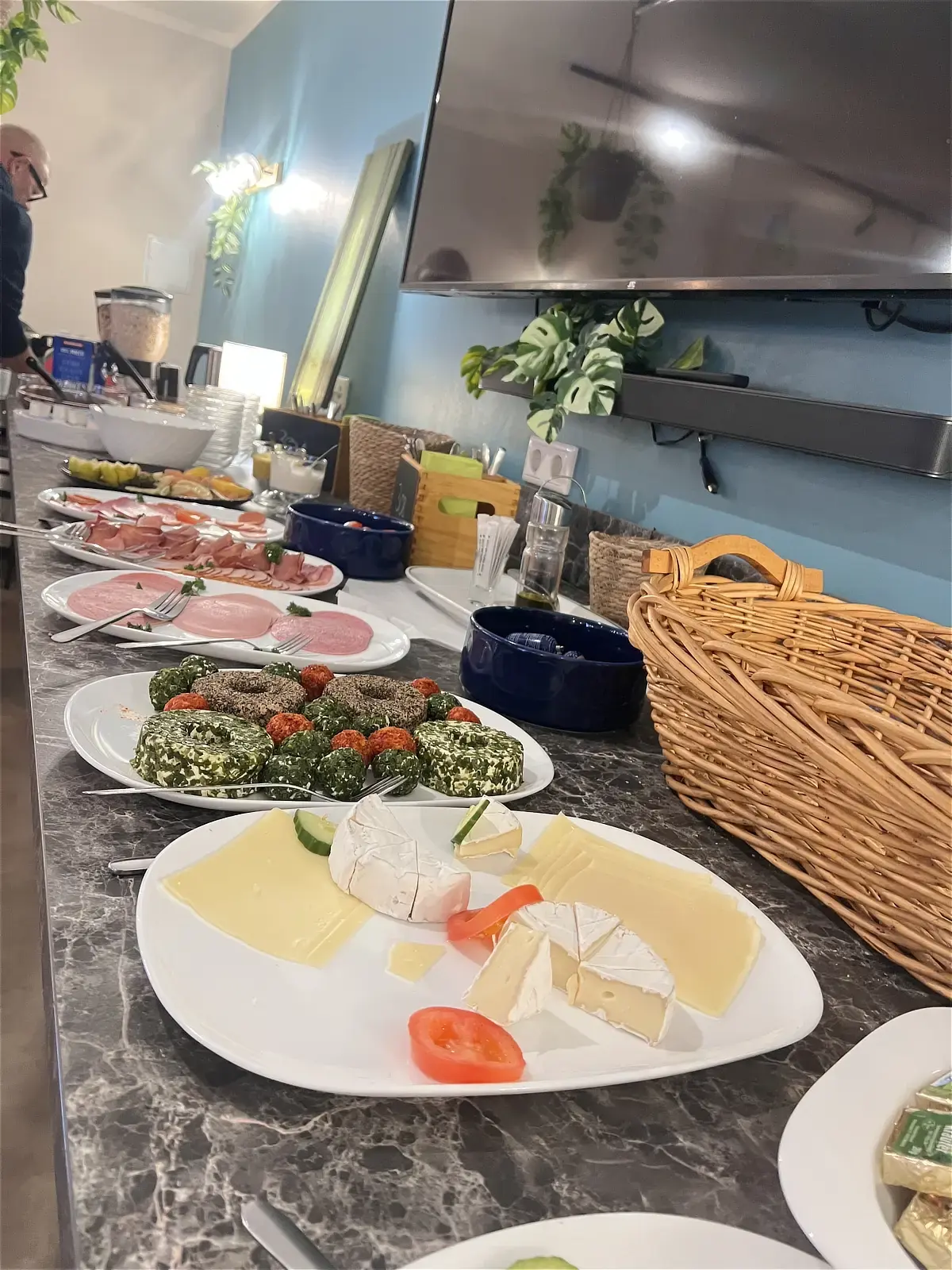 Frühstücksbuffet im Restaurant Schwalbennest