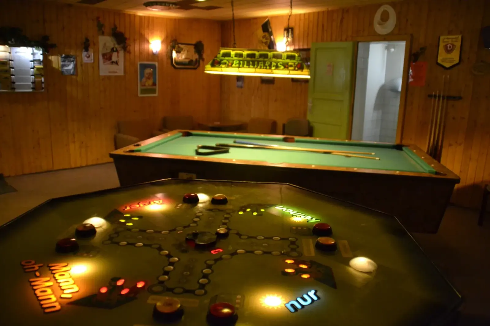 Billard im Restaurant